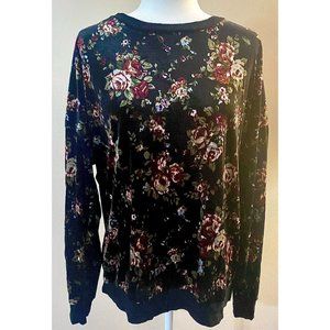 Velvety Floral Top